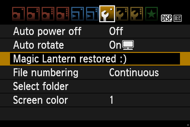 magic lantern canon t3